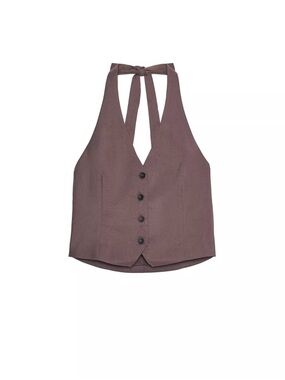 Zara Mauve Halter Vest Camisole